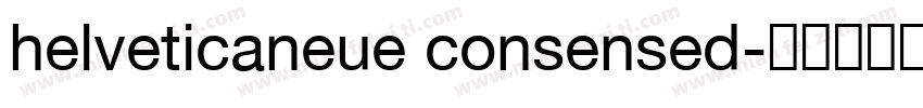 helveticaneue consensed字体转换